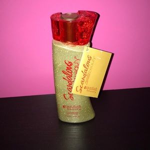 Scandalous tanning lotion